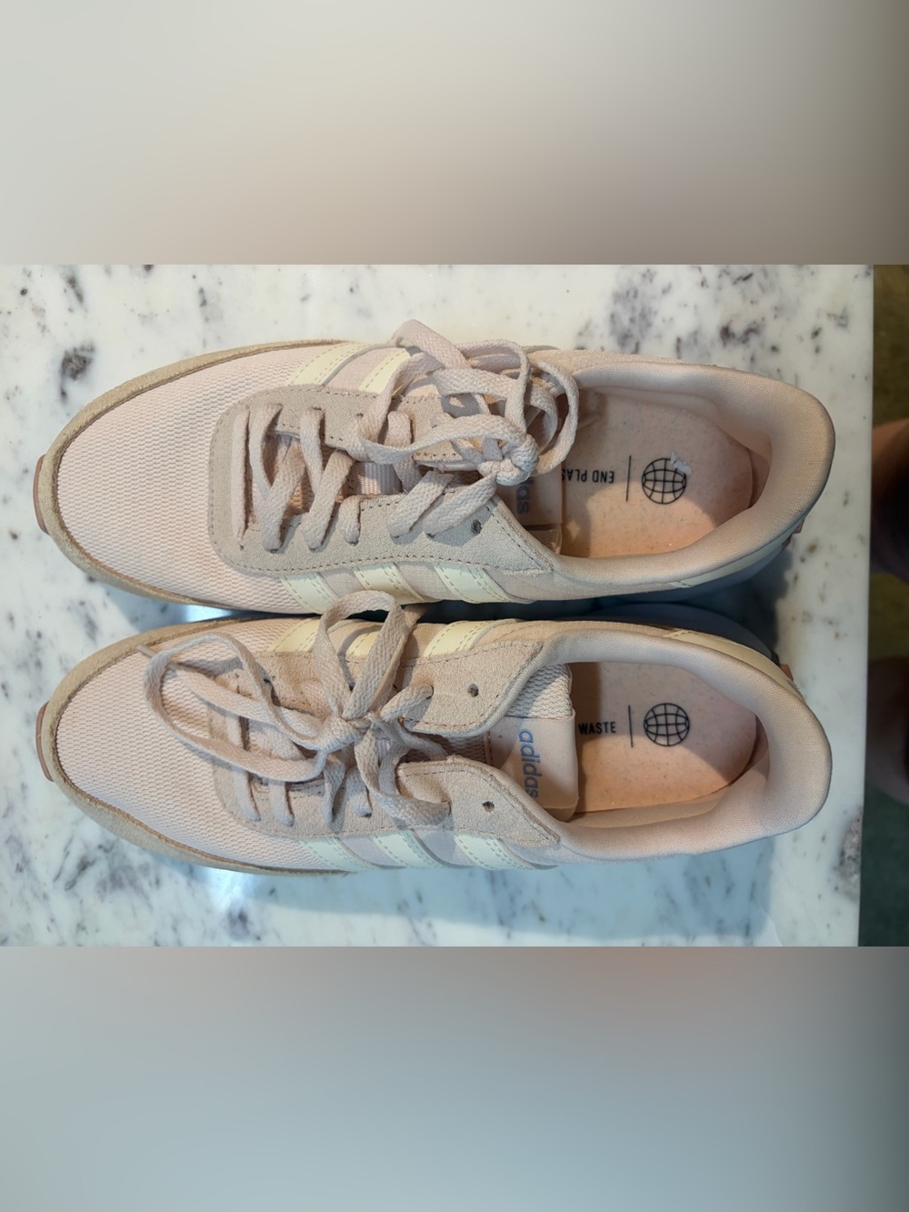 adidas womens Sneakers in Light Pink/peach and Cream